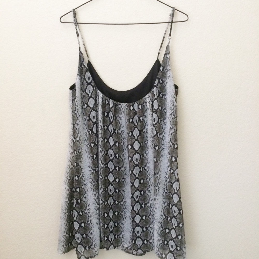 Show Me Your Mumu Trapeze Snakeskin Mini Dress - Picture 2 of 5